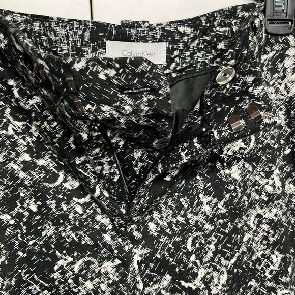 Calvin Klein High Rise Black & White Pants Vintage - Picture 9 of 12